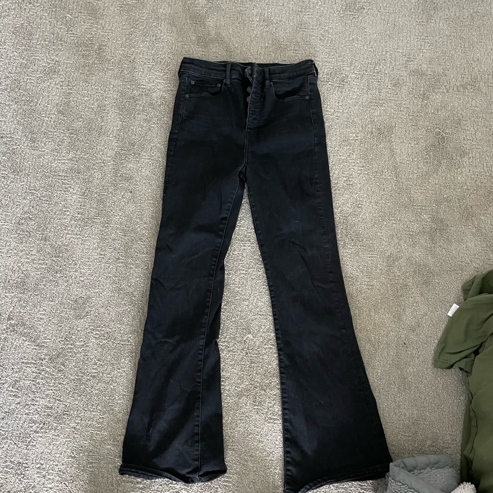 High waist bell bottoms